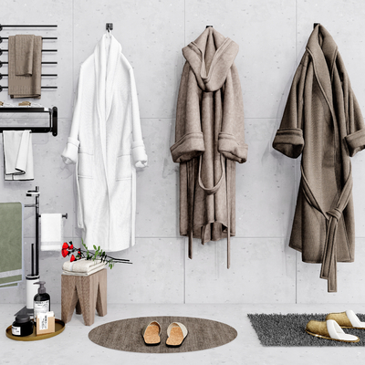 Modern Bathrobe Bath Towels