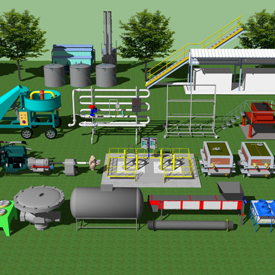 modern machinery and equipment chemical plant