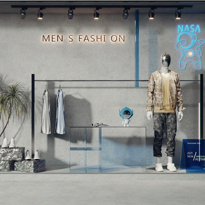 Modern Clothing Window