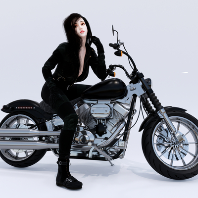 Modern Motorcycle Beauty