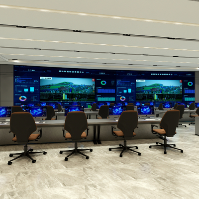 Modern Control Room Command Center