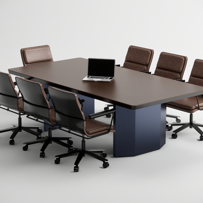 Modern Conference Table and Chair