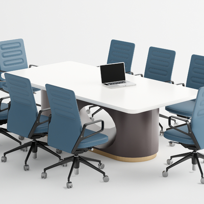 Modern Conference Table and Chair