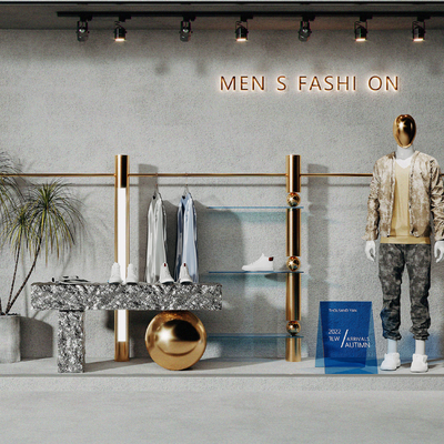 Modern Clothing Store Window