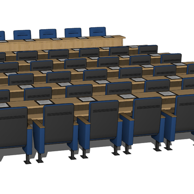 Modern lecture hall auditorium tables and chairs