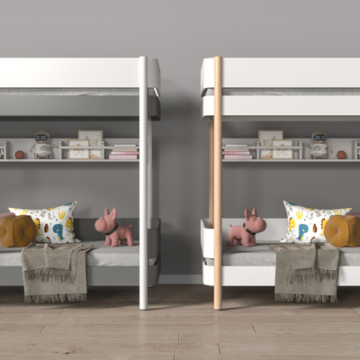 Nordic upper and lower bunk beds