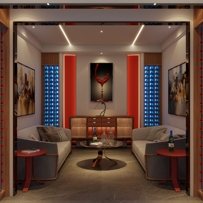 Modern Wine Tasting Room