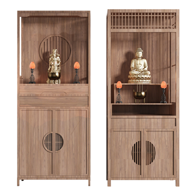 Neo-Chinese Style Niche Decorative Cabinet