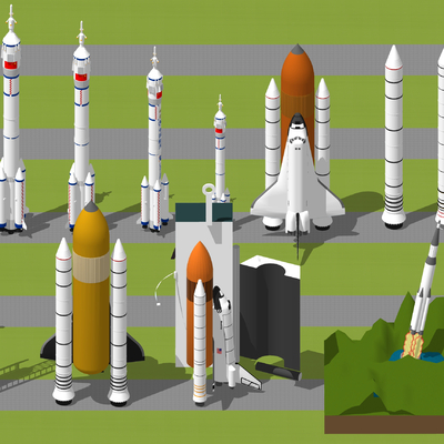 modern space shuttle rocket