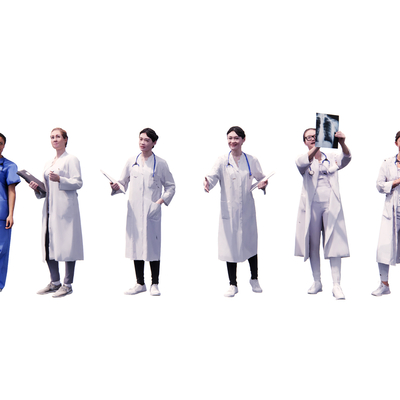 Modern Doctor Nurse Characters