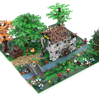 Modern Lego River Town Blocks