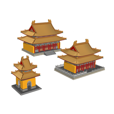 Chinese ancient temple appearance