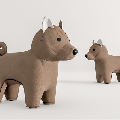 Modern puppy plush toy