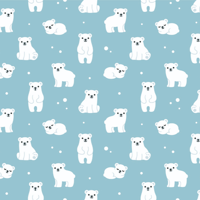 Seamless Cartoon Animal Pattern Wallpaper