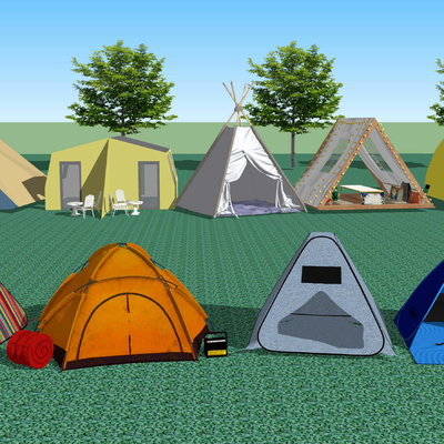 Modern outdoor tent