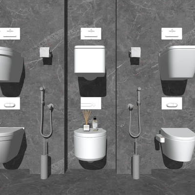 Modern toilet bowl