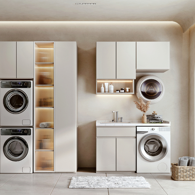 Modern Laundry Cabinet