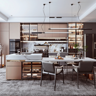 Modern open kitchen