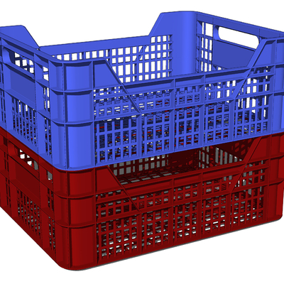 Modern supermarket vegetable basket plastic basket