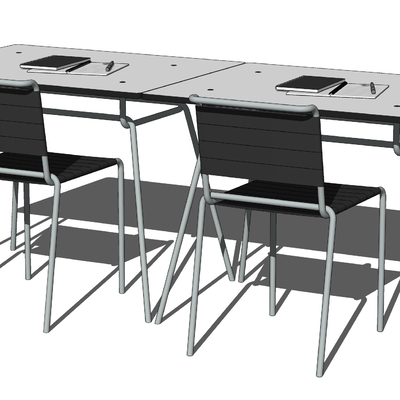 Modern skills training classroom desks and chairs