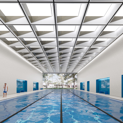 modern indoor Natatorium