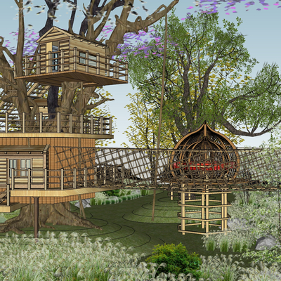 Modern Forest Tree House Hotel