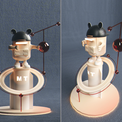 Modern Cartoon Sculpture Ornaments