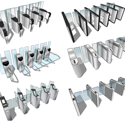 Modern access control machine gate machine