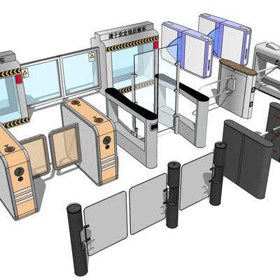 Modern access control machine gate machine