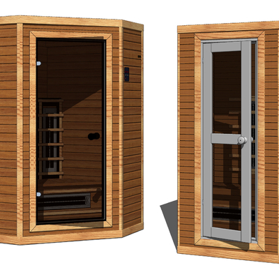 Modern sweat room sauna room