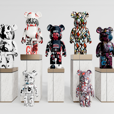 Modern violent bear Art Toy doll