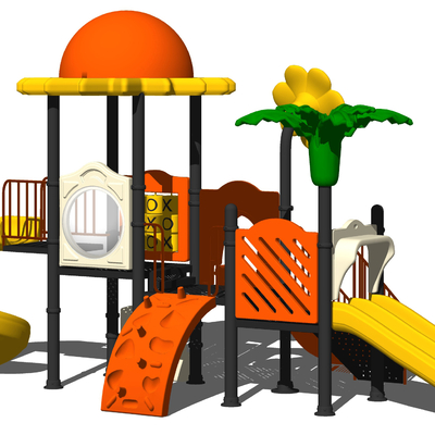 Modern children's slide recreation facilities