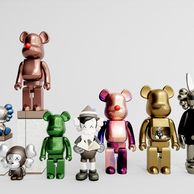 Modern violent bear doll ornaments