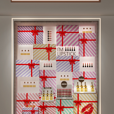 Modern Cosmetics Store Window