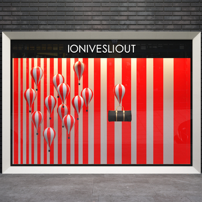 modern shop window