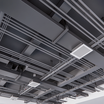 Industrial wind ceiling