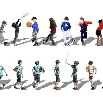 Modern Sports Children's Characters