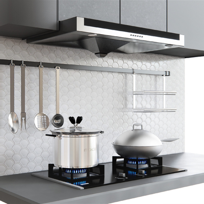 Modern Stove Range Hood Soup Pot