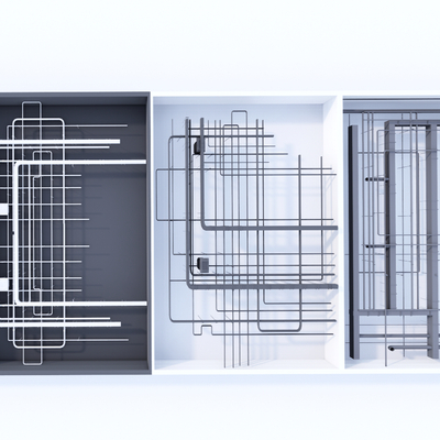 Modern ceiling ventilation duct