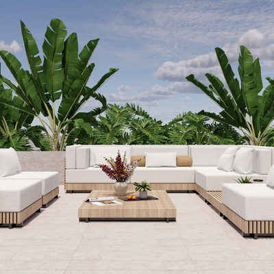 Modern outdoor sofa