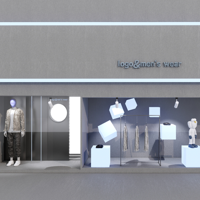 Modern Clothing Store Window