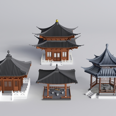 New Chinese Pavilion Landscape