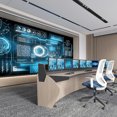 Modern Monitoring and Command Room