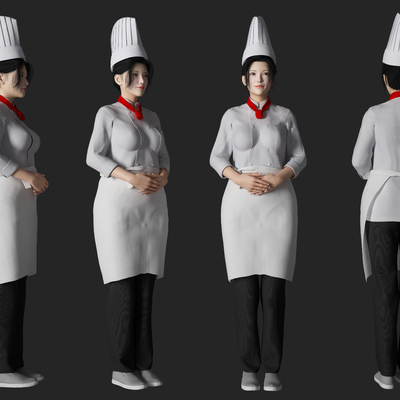 Modern Chef Beauty Characters