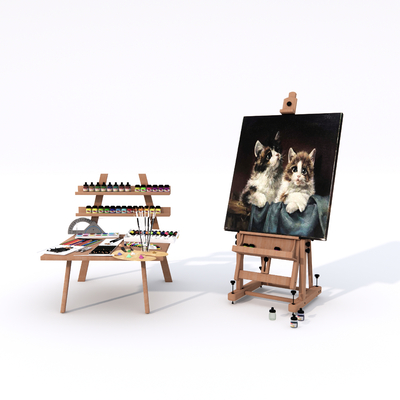 Modern easel drawing board