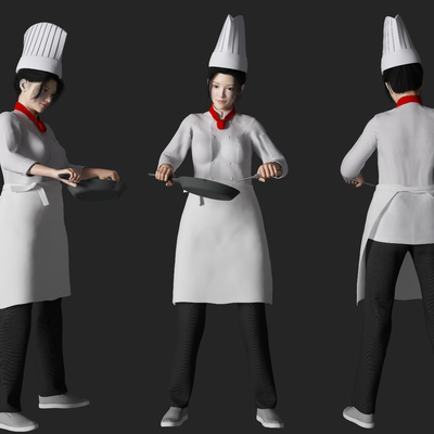 Modern Chef Beauty Characters