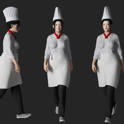 Modern Chef Beauty Characters