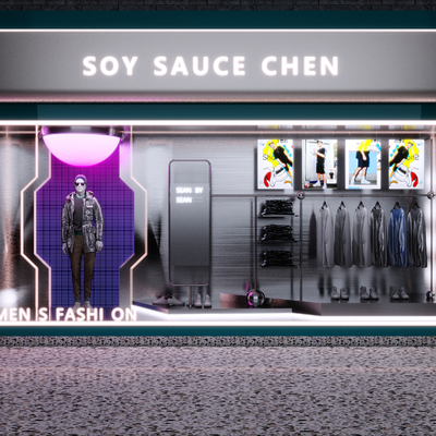 Modern Clothing Window