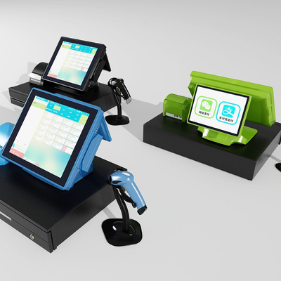 modern cash register ordering machine