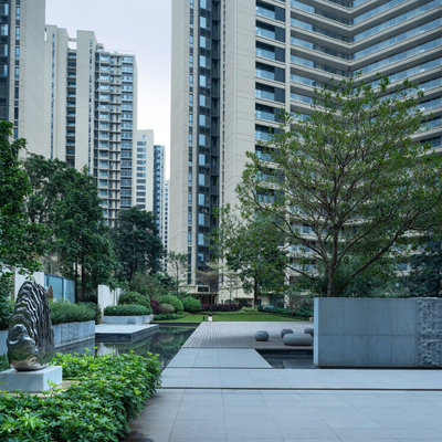 Exterior view of residential building